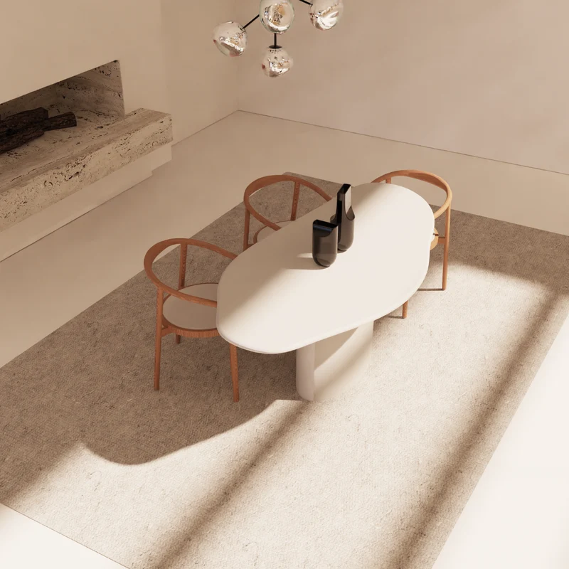 Organische eettafel - Reims - StoneSkin - 200 cm