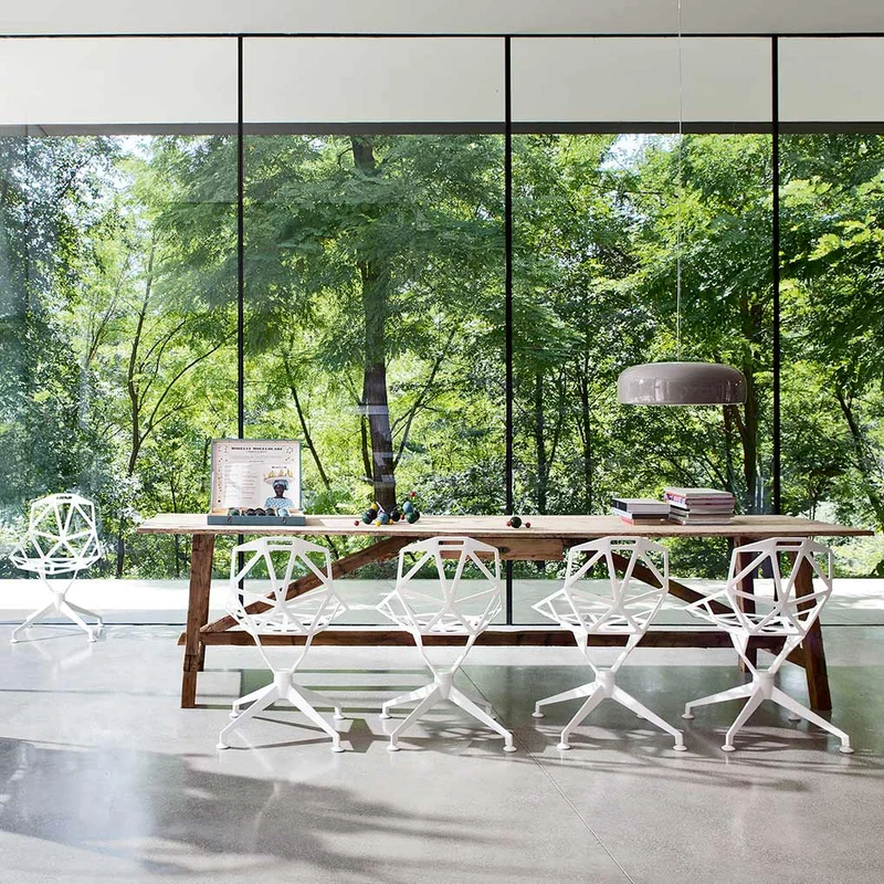 Swivel Chair with Four-Spoke Base ONE by Konstantin Grcic for Magis