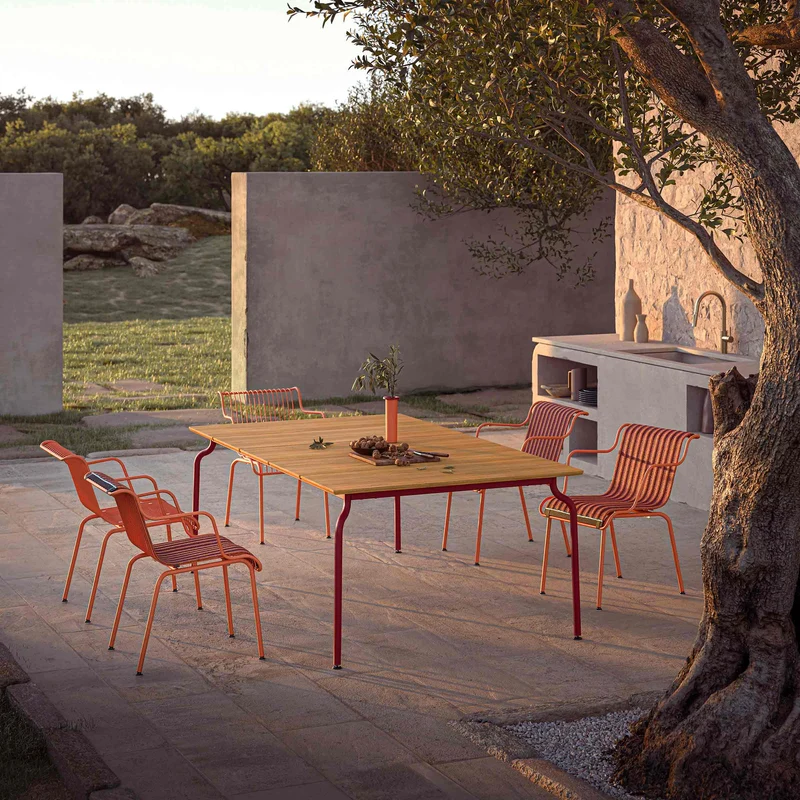 Outdoor Metal Armrest Chair SOUTH by Konstantin Grcic for Magis