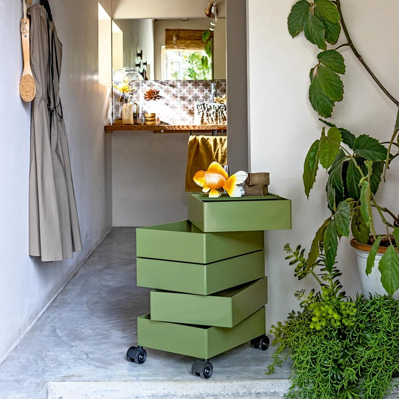 Drawer Unit on Wheels 360° by Konstantin Grcic for Magis