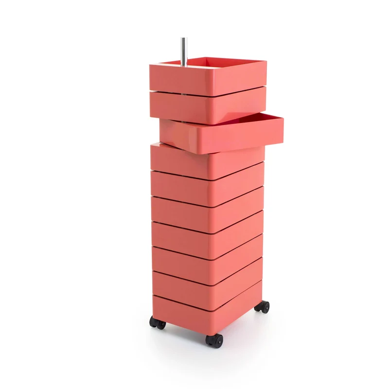 Drawer Unit on Wheels 360° by Konstantin Grcic for Magis