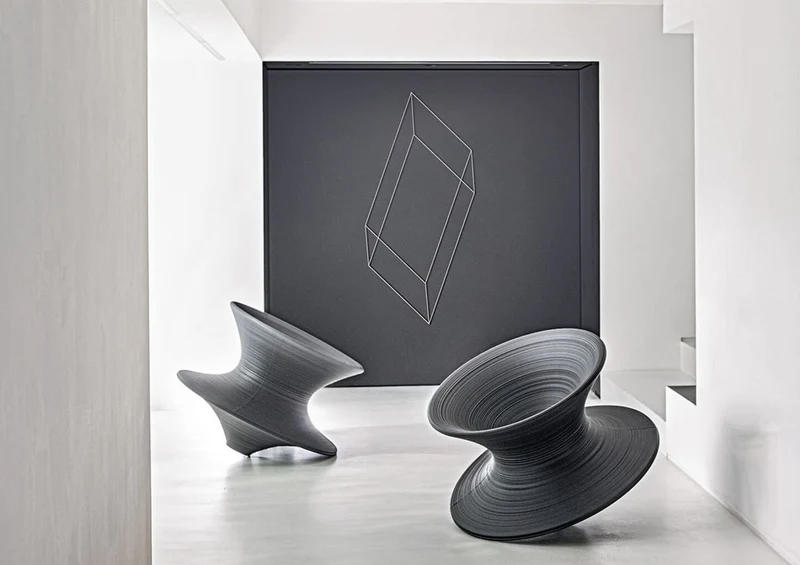 Outdoor Rotating Chair SPUN by Thomas Heatherwick for Magis