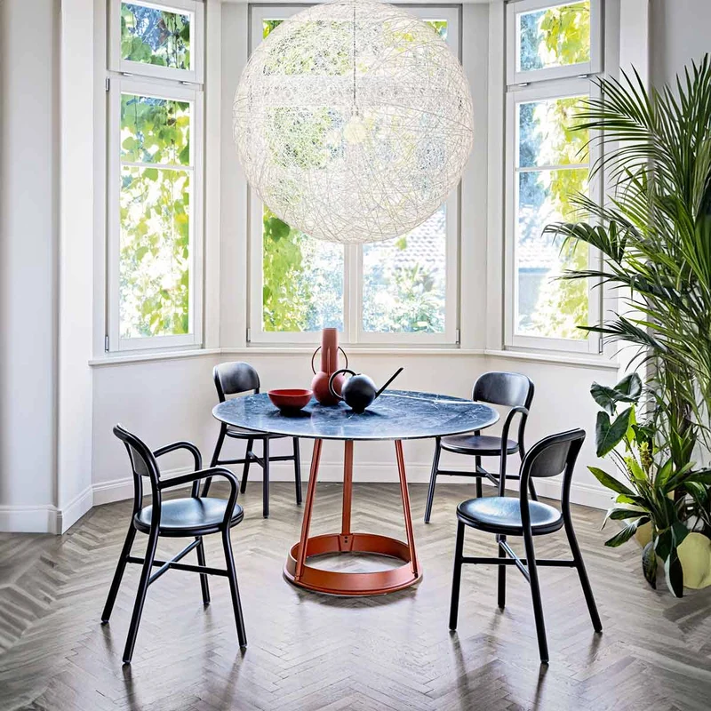 Stackable Armrest Chair PIPE by Jasper Morrison for Magis