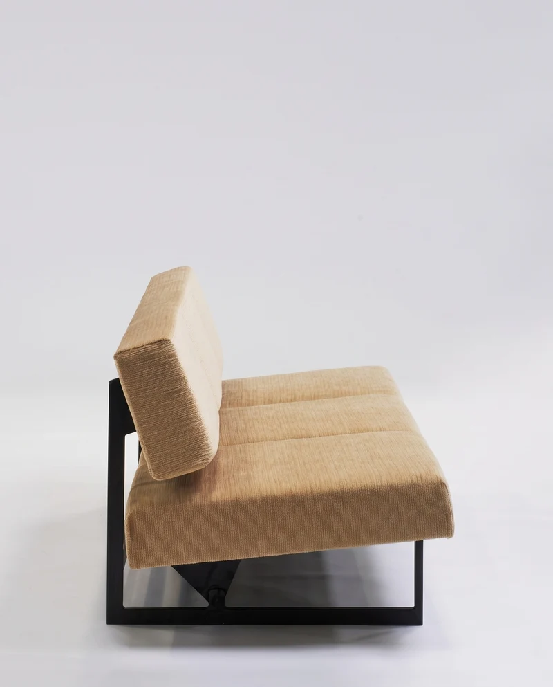 Fabric sofa by Dieter Wäckerlin, 1960s