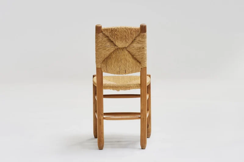 Set of 6 dining chairs 'Bauche n°19' by Charlotte Perriand