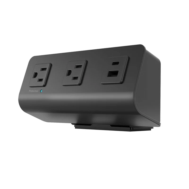 Multiprise de bureau, 2 prises électriques 2 ports USB FlexCarge4C