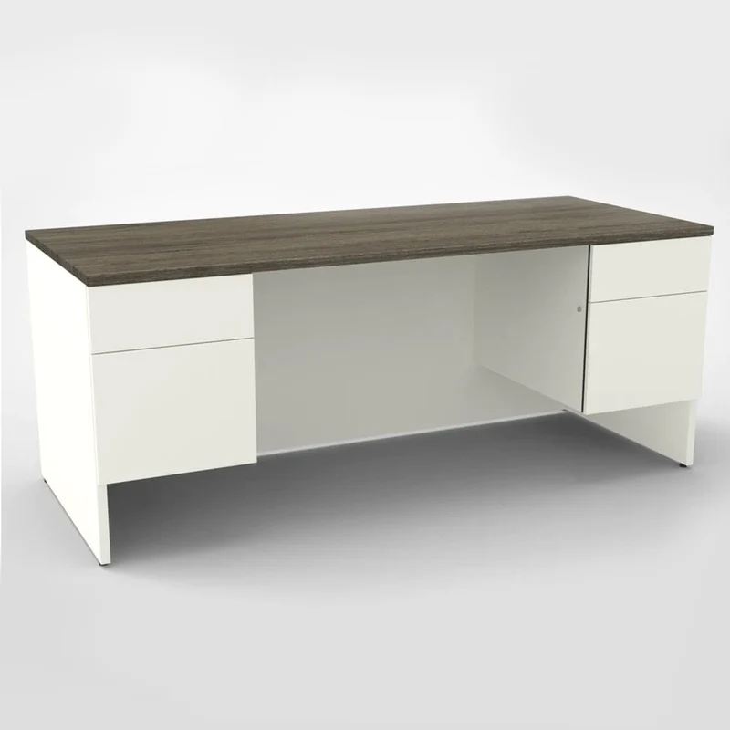 Bureau droit double caisson, Concept 400E