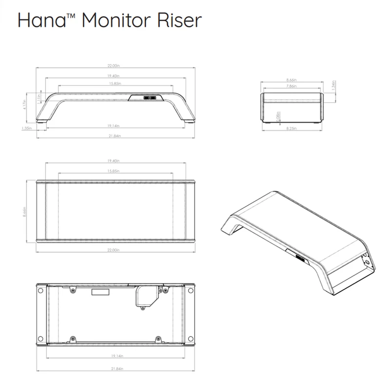 Support pour moniteur Hana