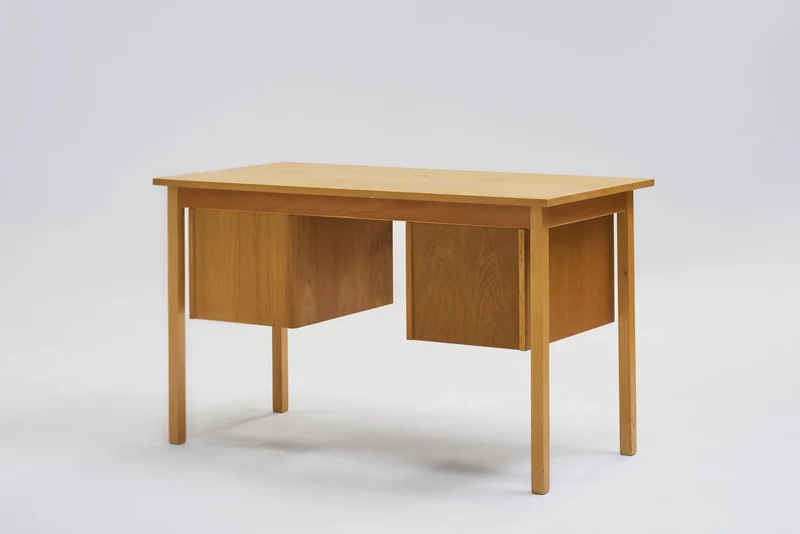 Oak desk, 1950s-1970s