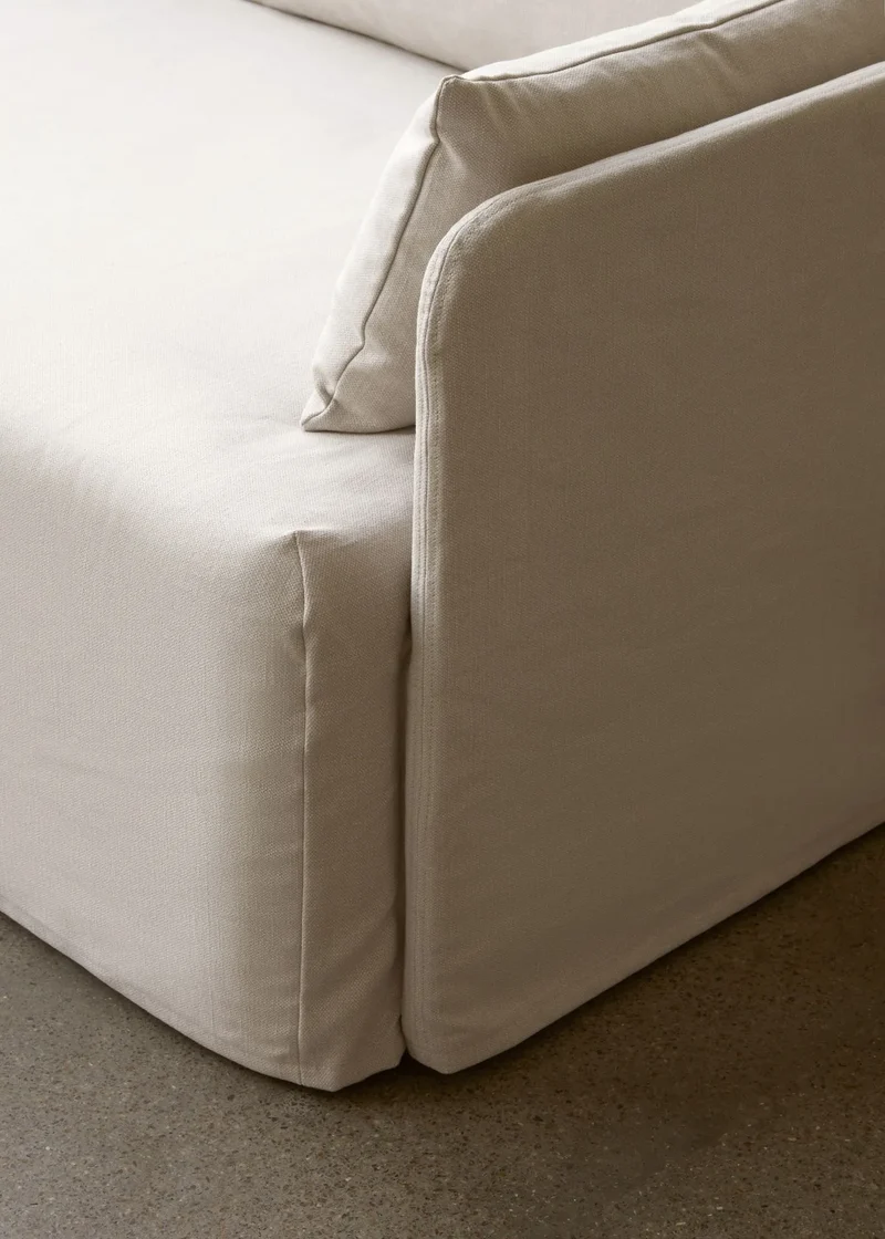 Offset Loose Cover Sofa - One Seater