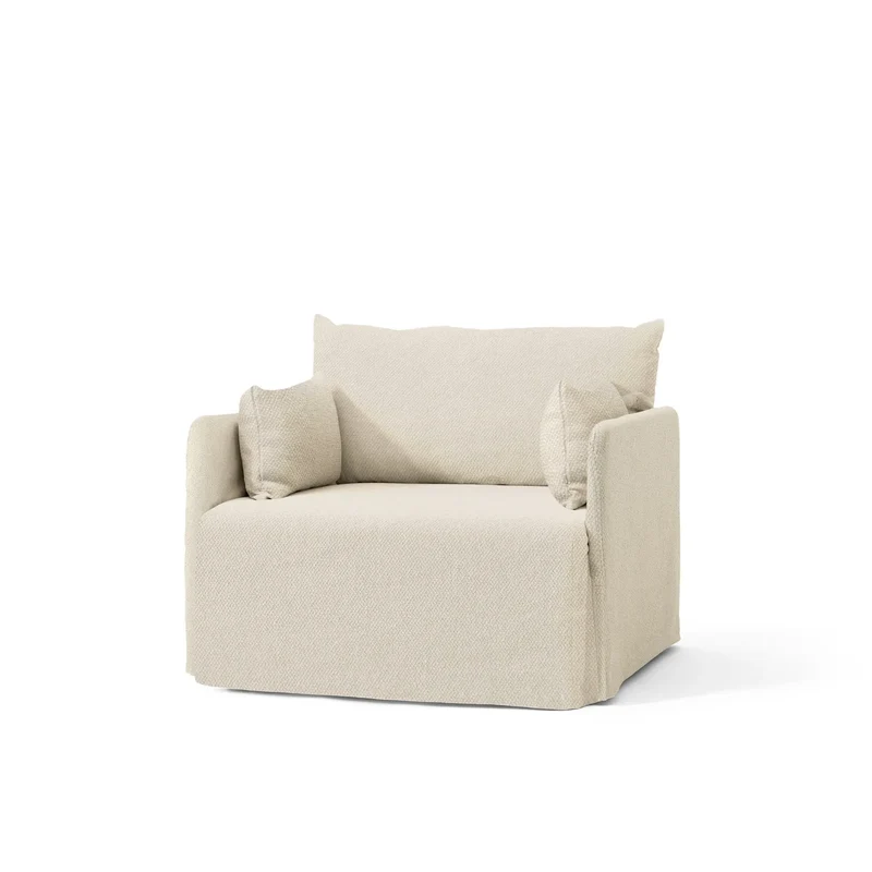 Offset Loose Cover Sofa - One Seater