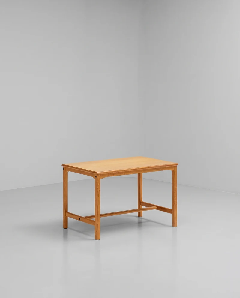 Oak side table, 1950s-1970s