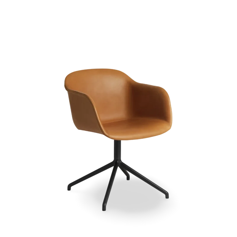 Fiber Armchair Swivel Base - Full Upholstery