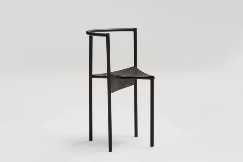 Set of 4 metal dining chairs 'Wendy Wright' by Philippe Starck
