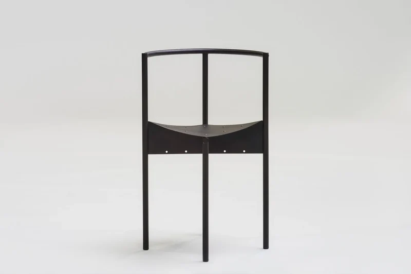 Set of 4 metal dining chairs 'Wendy Wright' by Philippe Starck