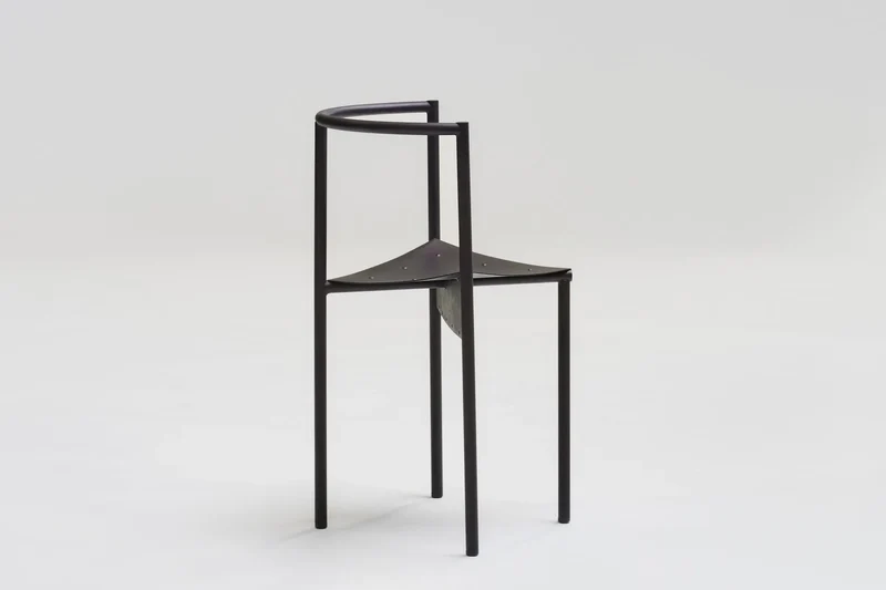 Set of 4 metal dining chairs 'Wendy Wright' by Philippe Starck
