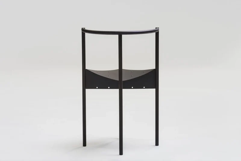 Set of 4 metal dining chairs 'Wendy Wright' by Philippe Starck