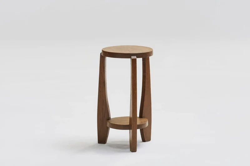 Art Deco oak side table, 1920s-1930s
