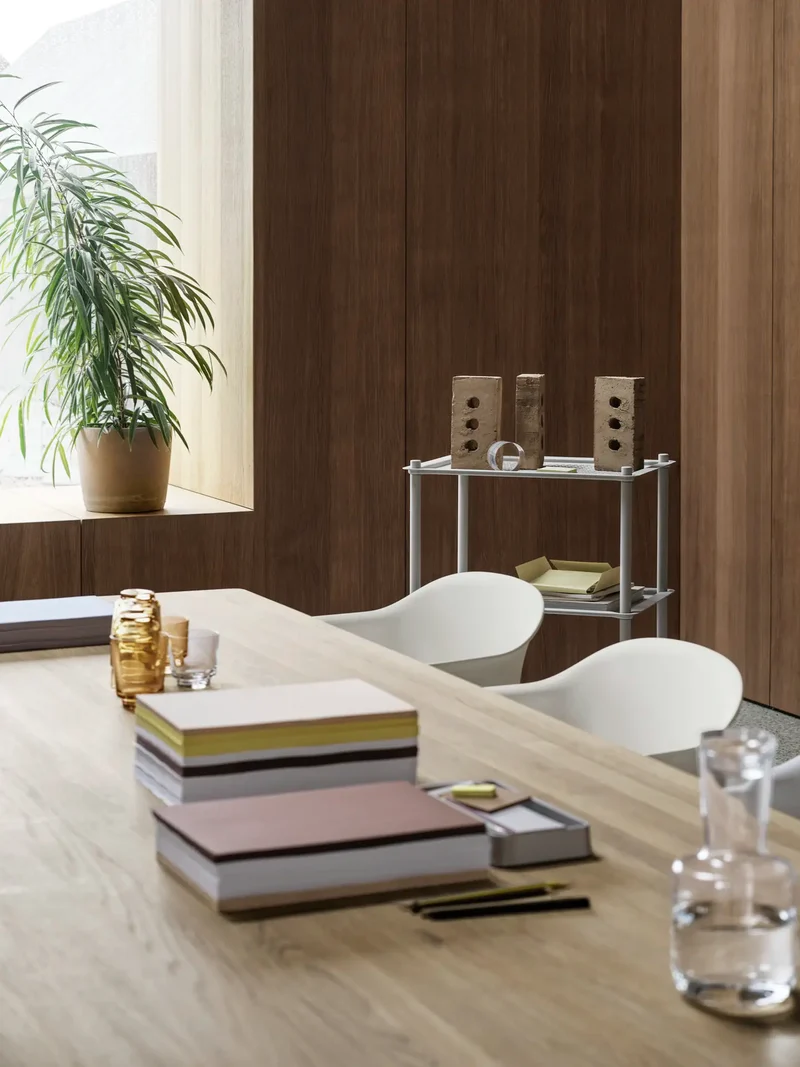 Fiber Armchair Swivel Base Full Upholstery - With Castors