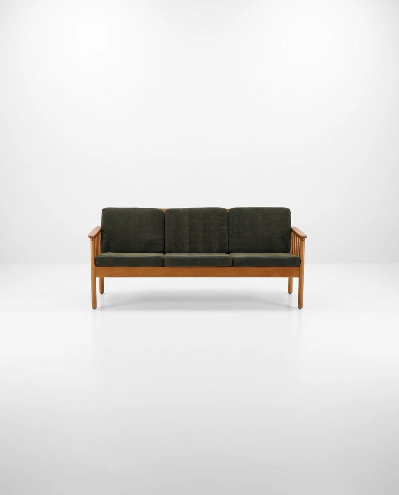 Oak sofa by Skaraborgs Möbelindustri, 1950s-1970s