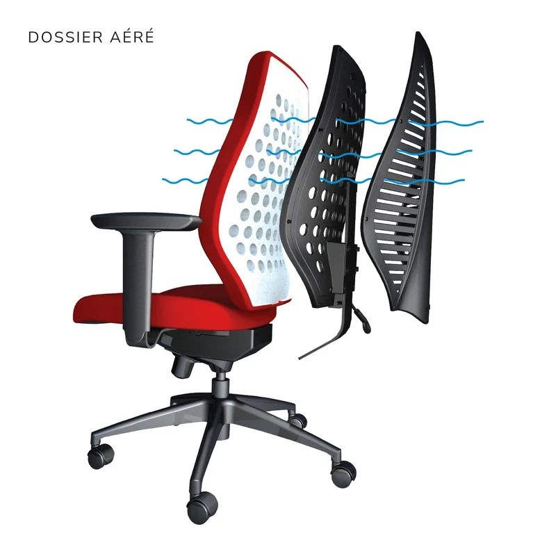 Chaise ergonomique pour très petite personne Aircentric2