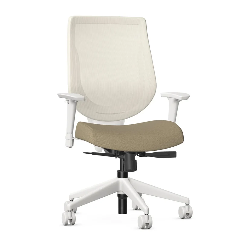 Chaise de bureau blanche YouToo Birch