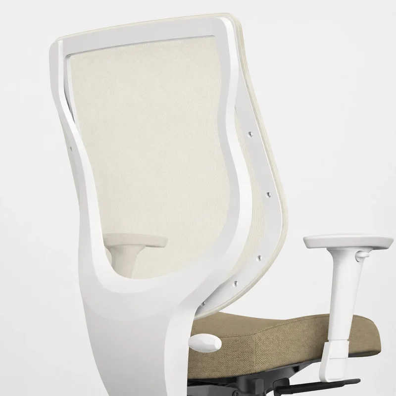 Chaise de bureau blanche YouToo Birch