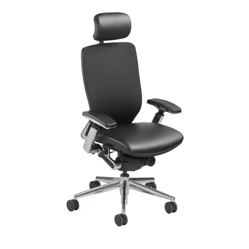Chaise exécutive avec appui-tête, dossier en maille IC2 7300