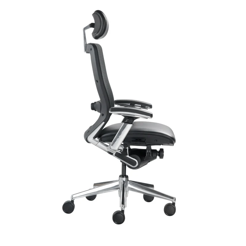 Chaise exécutive avec appui-tête, dossier en maille IC2 7300