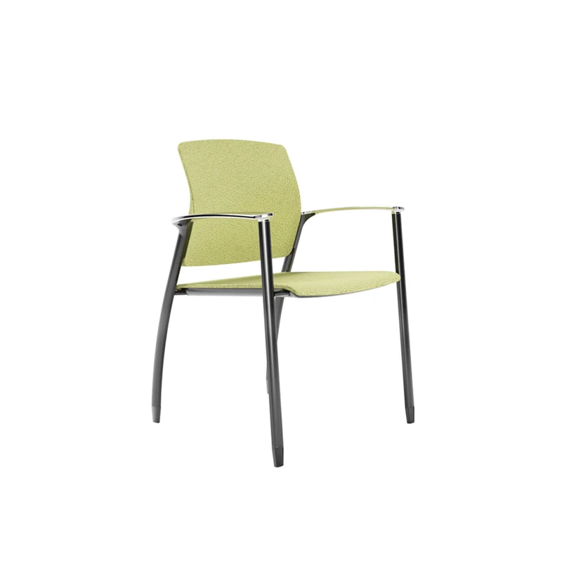 Chaise visiteur 4 pattes rembourrée avec bras - Série Firefly II 200UPH