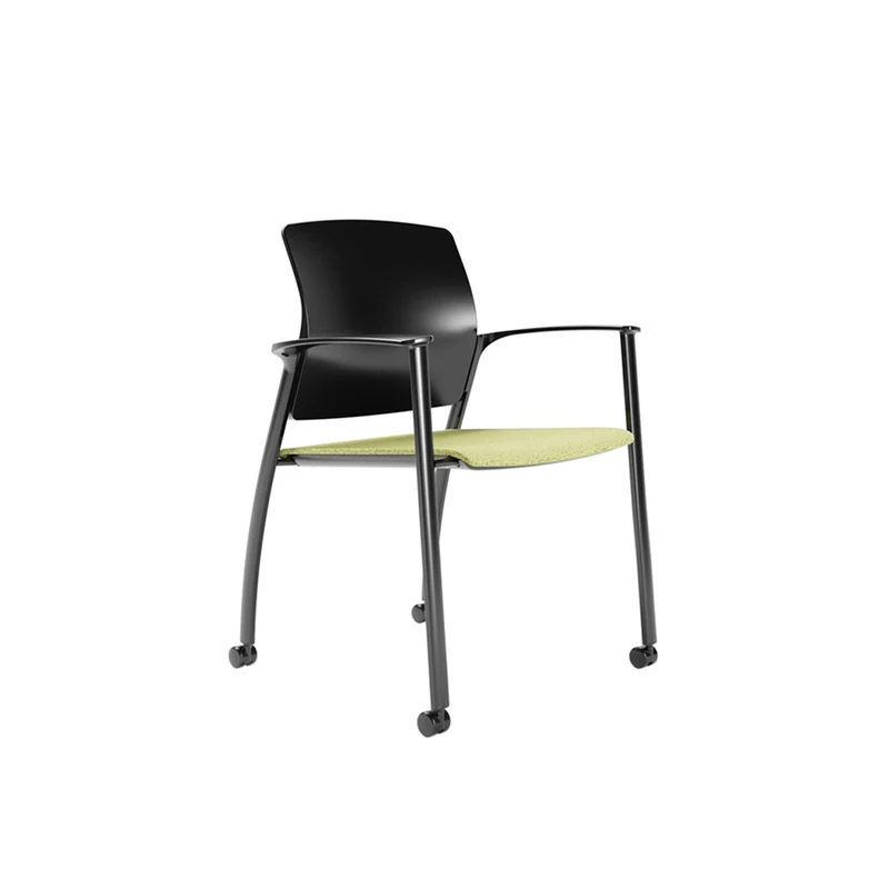 Chaise visiteur 4 pattes avec bras et dos polypropylène - Série Firefly II 200