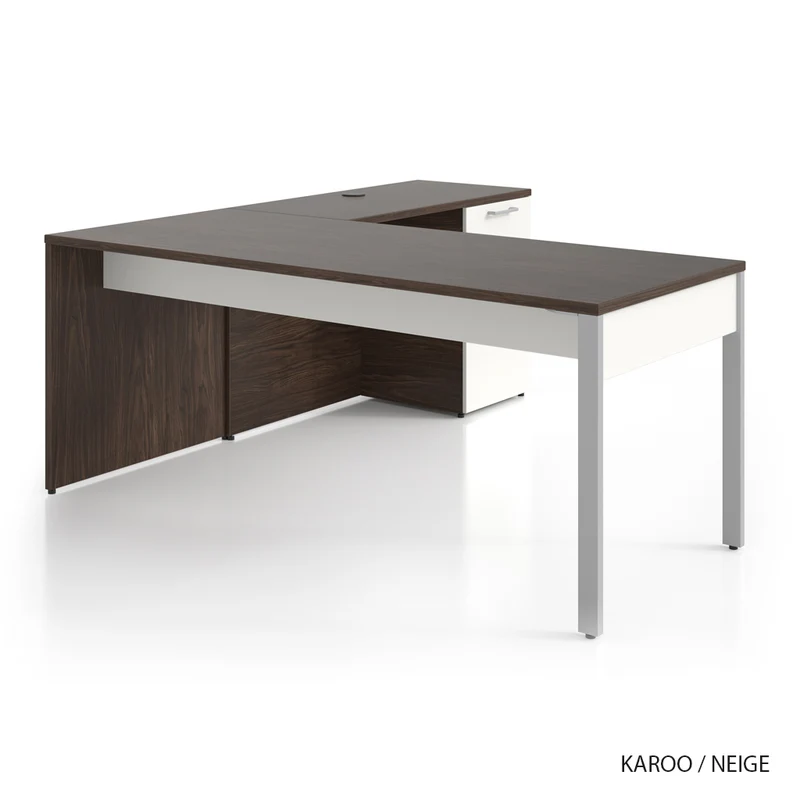 Bureau moderne en L, Concept 300