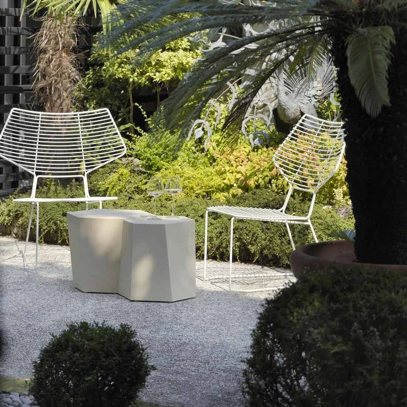 Outdoor Side Table HEXAGON by Steven Holl for Horm