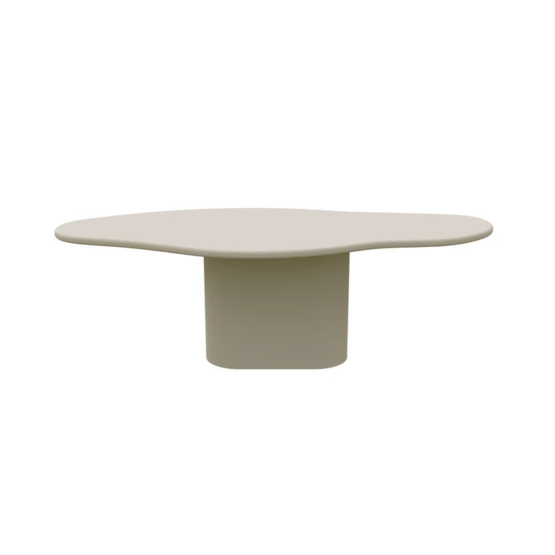 Organische Eettafel - Cian - Betonlook - StoneSkin - Latte