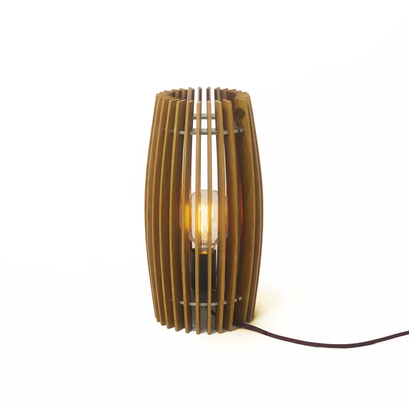 Wood Table Lamp FLUSSIO by Massimo Martino, Francesco De Luca e Andrea Riva for Winetage