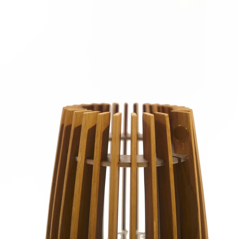 Wood Table Lamp FLUSSIO by Massimo Martino, Francesco De Luca e Andrea Riva for Winetage