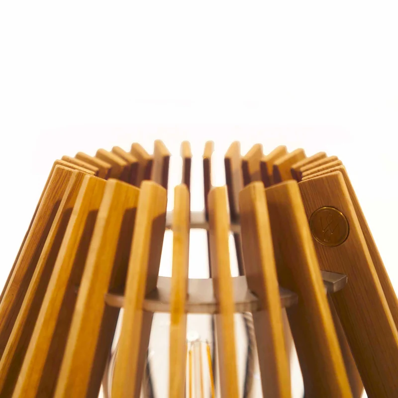 Wood Table Lamp ALES by Massimo Martino, Francesco De Luca, Andrea Riva for Winetage