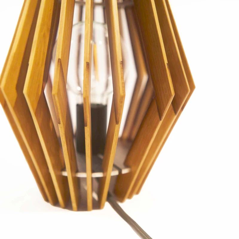 Wood Table Lamp ALES by Massimo Martino, Francesco De Luca, Andrea Riva for Winetage