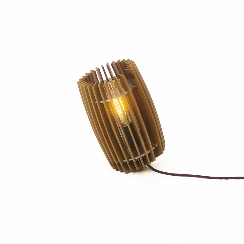 Wood Table Lamp BOSA by Massimo Martino, Francesco De Luca, Andrea Riva for Winetage