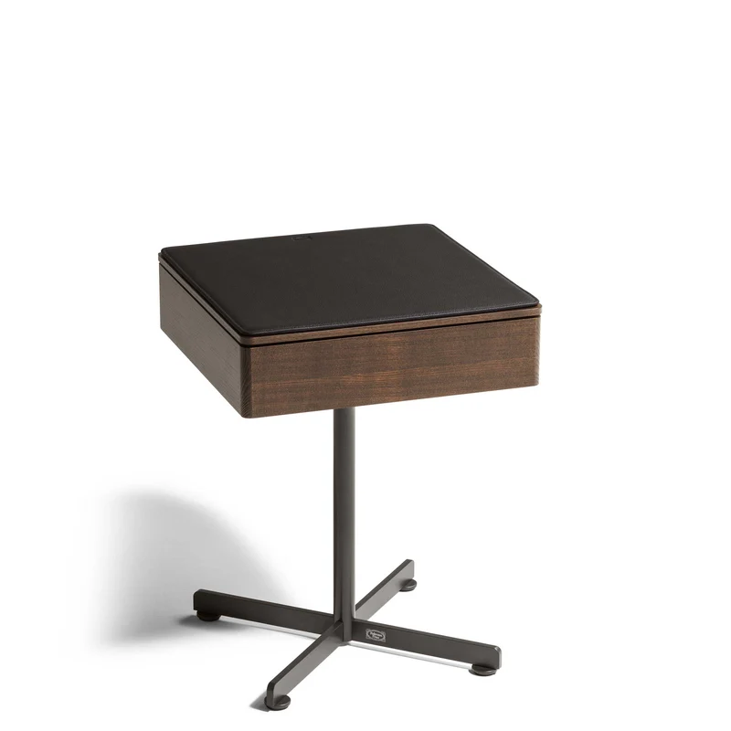 Leather Side Table BOB by Jean-Marie Massaud for Poltrona Frau