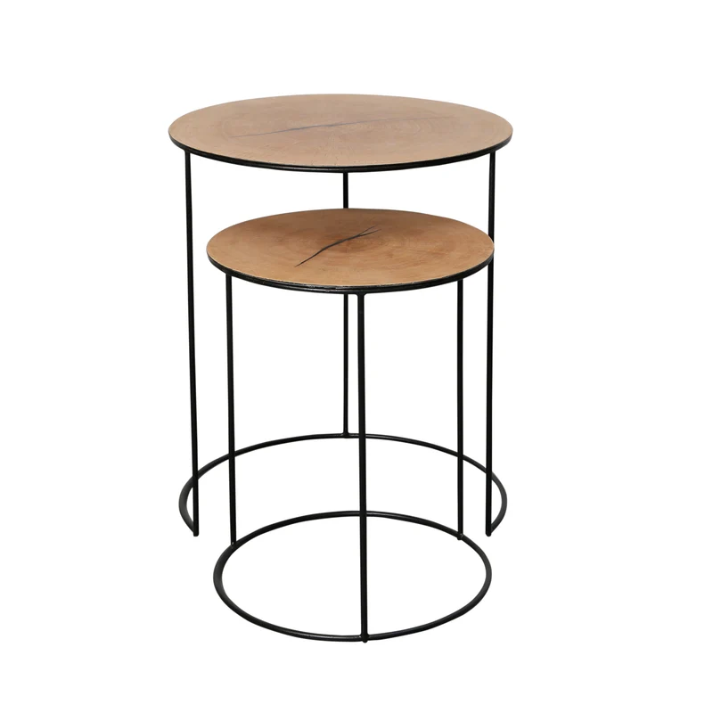 Louis Bijzettafel - Eik - Groot (56x56x69cm)