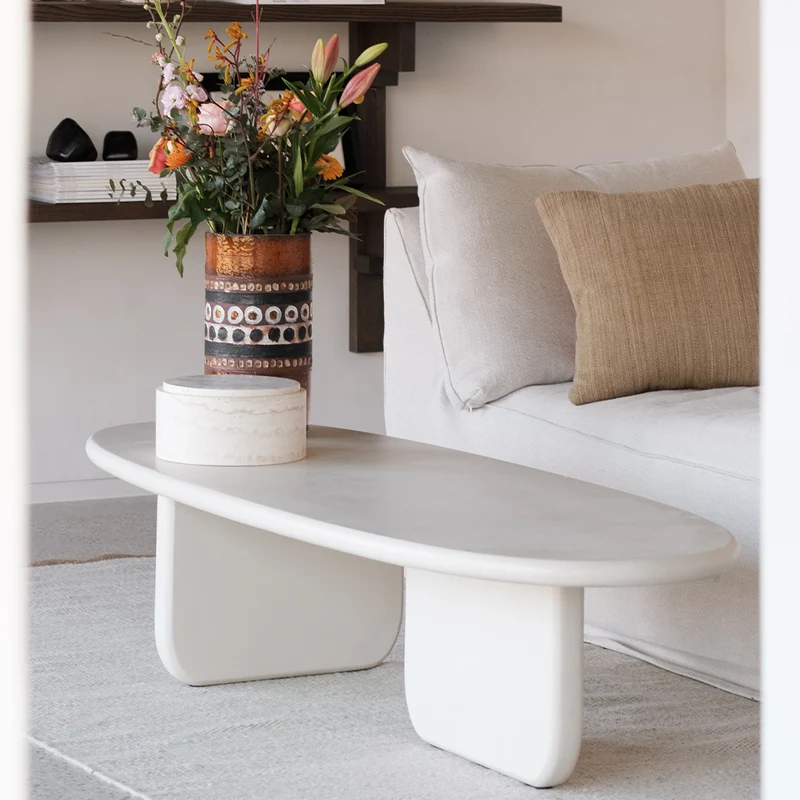 Salontafel Mulhouse - Latte microskin
