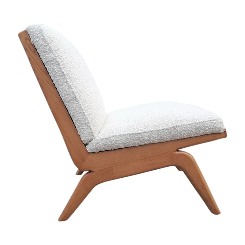 Joanna - Fauteuil - Walnoot/Teddystof
