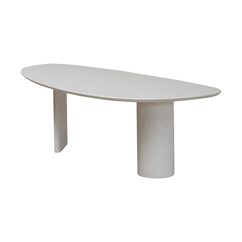 Rouen - Ovale eettafel - Microskin - 220 cm