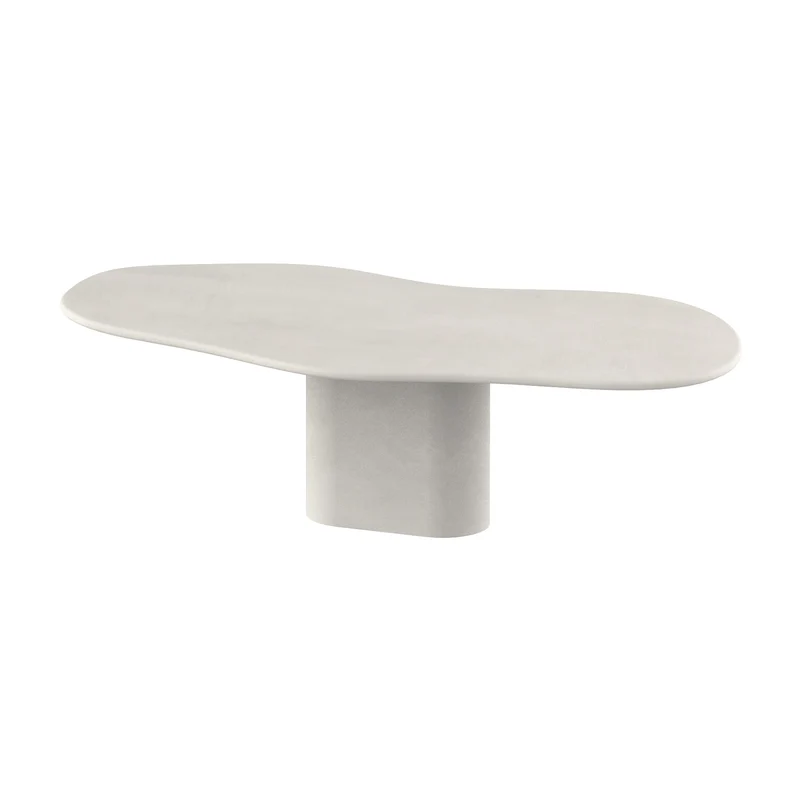 Organische Mortex look Eettafel - Limoges - Microskin