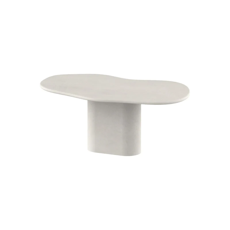 Organische Mortex look Eettafel - Limoges - Microskin