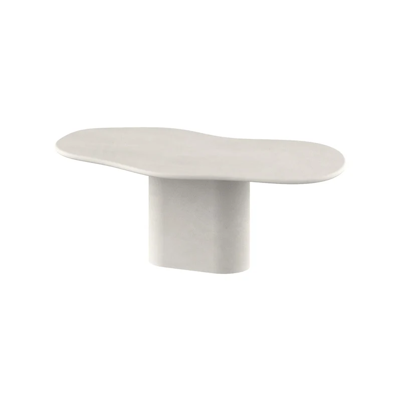 Organische Mortex look Eettafel - Limoges - Microskin