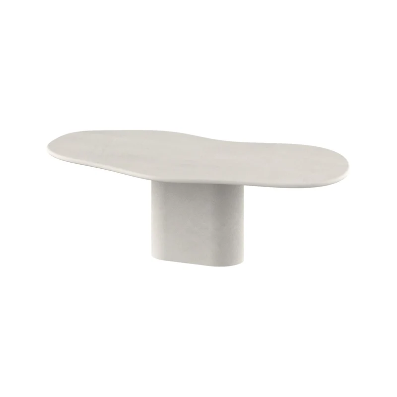 Organische Mortex look Eettafel - Limoges - Microskin