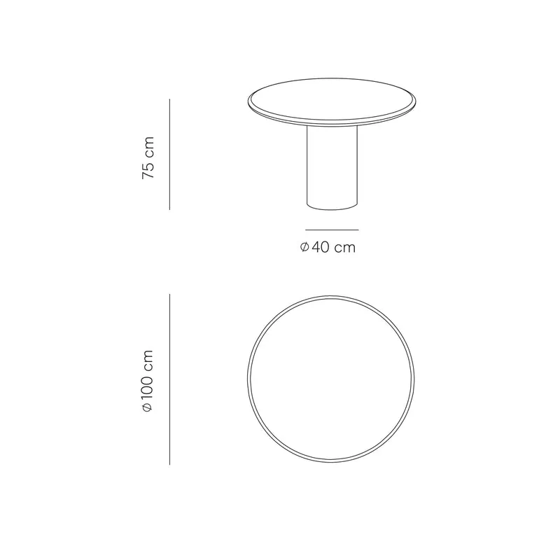Microskin tafel Nana - Rond