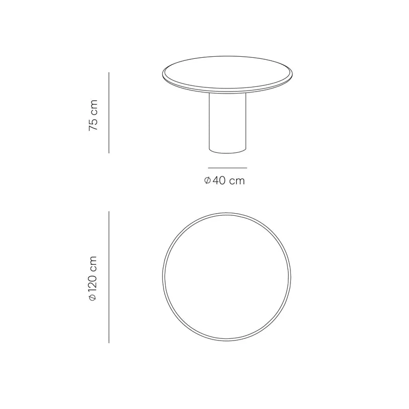 Microskin tafel Nana - Rond